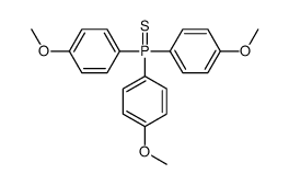 tris(4-methoxyphenyl)-Phosphine sulfide结构式