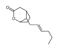 8-hex-2-enyl-4-oxabicyclo[3.2.1]octan-3-one结构式