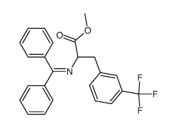 methyl 2-((diphenylmethylene)amino)-3-(3-(trifluoromethyl)phenyl)propanoate Structure