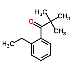 1-(2-Ethylphenyl)-2,2-dimethyl-1-propanone结构式