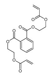 bis(2-prop-2-enoyloxyethyl) benzene-1,2-dicarboxylate Structure