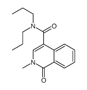 2-methyl-1-oxo-N,N-dipropylisoquinoline-4-carboxamide Structure