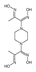 N,N'-bis(1,2-dihydroxyiminopropyl)piperazine Structure