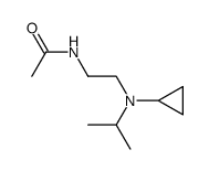 Acetamide,N-[2-[cyclopropyl(1-methylethyl)amino]ethyl]- Structure