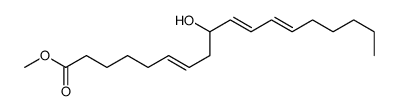 methyl 9-hydroxyoctadeca-6,10,12-trienoate Structure