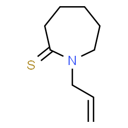 2H-Azepine-2-thione,hexahydro-1-(2-propenyl)- (9CI) structure