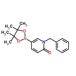 1-Benzyl-6-oxo-1,6-dihydropyridine-3-boronic Acid Pinacol Ester structure