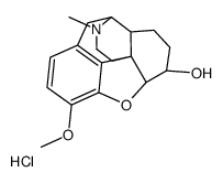 (4R,4aS,7S,7aR,12bS)-9-methoxy-3-methyl-2,4,4a,5,6,7,7a,13-octahydro-1H-4,12-methanobenzofuro[3,2-e]isoquinoline-7-ol,hydrochloride Structure