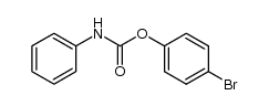 phenyl-carbamic acid-(4-bromo-phenyl ester)结构式