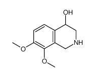 7,8-dimethoxy-1,2,3,4-tetrahydroisoquinolin-4-ol Structure