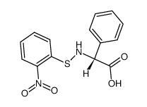 N-<(o-nitrophenyl)sulfenyl>-D-phenylglycine结构式