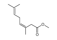 (Z)-3,7-Dimethyl-3,6-octadienoic acid methyl ester结构式