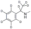(+/-)-METHAMPHETAMINE-D9 Structure