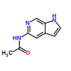 N-(1H-Pyrrolo[2,3-c]pyridin-5-yl)acetamide structure