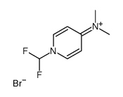 Pyridinium, 1-(difluoromethyl)-4-(dimethylamino)-, bromide (1:1) structure