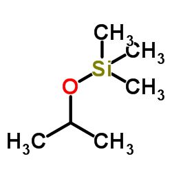 Isopropoxytrimethylsilane Structure
