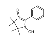 2-phenyl-4,4,5,5-tetramethyl-4,5-dihydro-1H-imidazolyl-1-oxy 3-oxide Structure