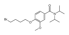 4-(4-bromobutoxy)-3-methoxy-N,N-di(propan-2-yl)benzamide Structure