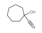 1-hydroxycycloheptane-1-carbonitrile结构式