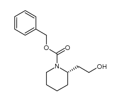 benzyl (2S)-2-(2-hydroxyethyl)piperidine-1-carboxylate Structure