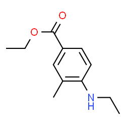 Benzoic acid, 4-(ethylamino)-3-methyl-, ethyl ester (9CI) structure