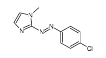 (4-chlorophenyl)-(1-methylimidazol-2-yl)diazene Structure