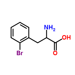2-Bromo-L-phenylalanine structure