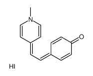 4-[2-(4-Hydroxyphenyl)vinyl]-1-methylpyridinium iodide Structure