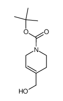 N-Boc-4-(hydroxymethyl)-1,2,3,6-tetrahydropyridine structure