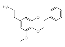 2-[3,5-dimethoxy-4-(2-phenylethoxy)phenyl]ethanamine Structure