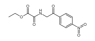 ethyl 2-((2-(4-nitrophenyl)-2-oxoethyl)amino)-2-oxoacetate结构式