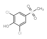 2,6-DICHLORO-4-(METHYLSULFONYL)PHENOL structure