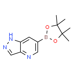 6-(4,4,5,5-Tetramethyl-1,3,2-dioxaborolan-2-yl)-1H-pyrazolo[4,3-b]pyridine Structure