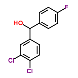 3,4-DICHLORO-4'-FLUOROBENZHYDROL Structure