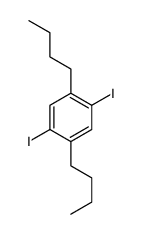 1,4-dibutyl-2,5-diiodobenzene结构式