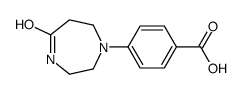 4-(5-氧代-[1,4]二氮杂烷)苯甲酸结构式