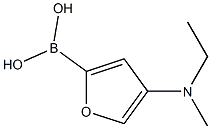 4-(Methylethylamino)furan-2-boronic acid结构式