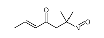 2,6-dimethyl-6-nitrosohept-2-en-4-one结构式