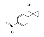 [1-(4-nitrophenyl)cyclopropyl]methanol Structure