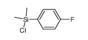 (4-fluorophenyl)chlorodimethylsilane Structure