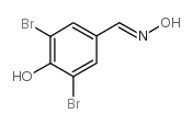 3,5-DIBROMO-4-HYDROXYBENZALDEHYDE OXIME Structure