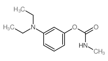 Phenol,3-(diethylamino)-, 1-(N-methylcarbamate) Structure