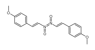 Bis-(β-nitroso-4-methoxy-styrol) Structure