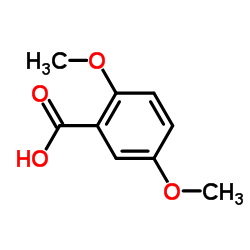 2,5-二甲氧基苯甲酸结构式