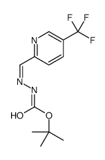 tert-butyl N-[[5-(trifluoromethyl)pyridin-2-yl]methylideneamino]carbamate结构式