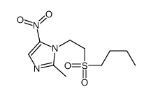 1-(2-butylsulfonylethyl)-2-methyl-5-nitroimidazole Structure