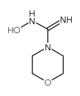 N-HYDROXYMORPHOLINE-4-CARBOXIMIDAMIDE结构式