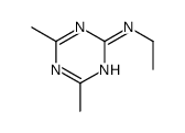 N-ethyl-4,6-dimethyl-1,3,5-triazin-2-amine结构式