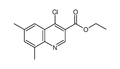 Ethyl 4-chloro-6,8-dimethylquinoline-3-carboxylate picture
