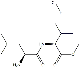 L-leucinyl-L-valine methyl ester hydrochloride结构式